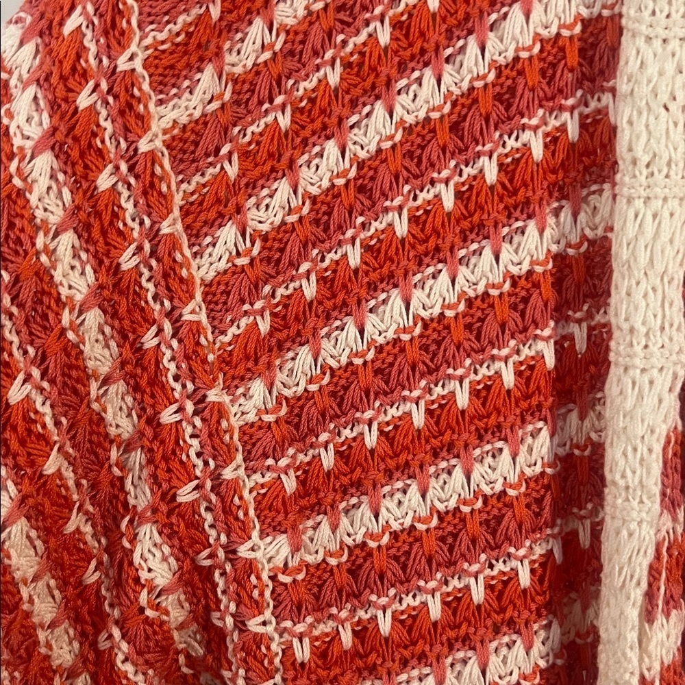 Alanui Women's wrap Size Small/medium 100% cotton open weave Cardigan - Picture 5 of 9